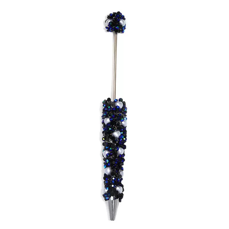 diy beaded beadable beady fancy sequined pen ornaments with pearl