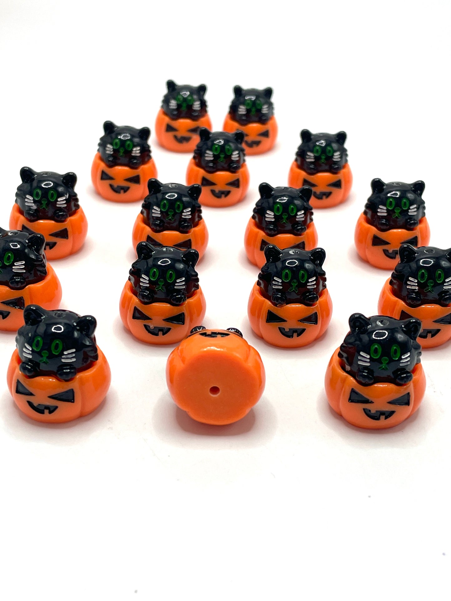 Halloween series Bead Creative jack-o-lantern beads Jack-o-lantern Halloween beads 23mm