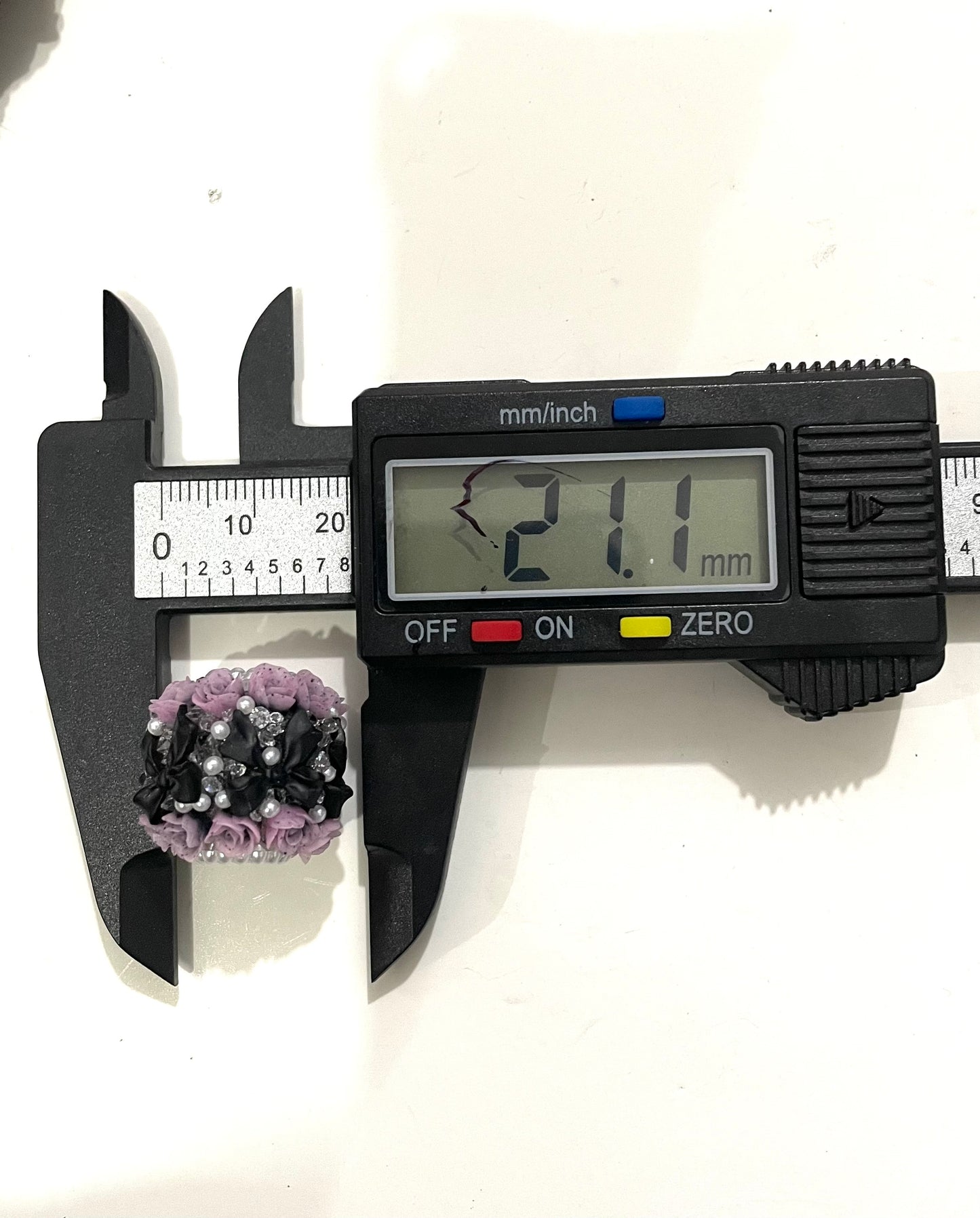 rose flower bead bow pearl bead acrylic bead with bow flower random mix color