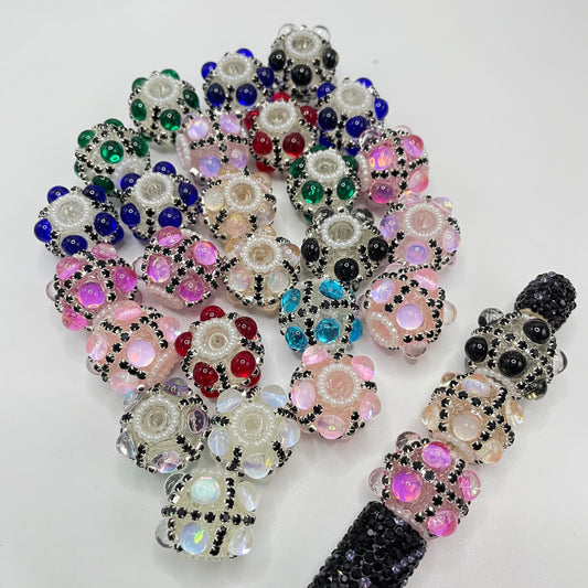 Bubble bead with chain fancy beads