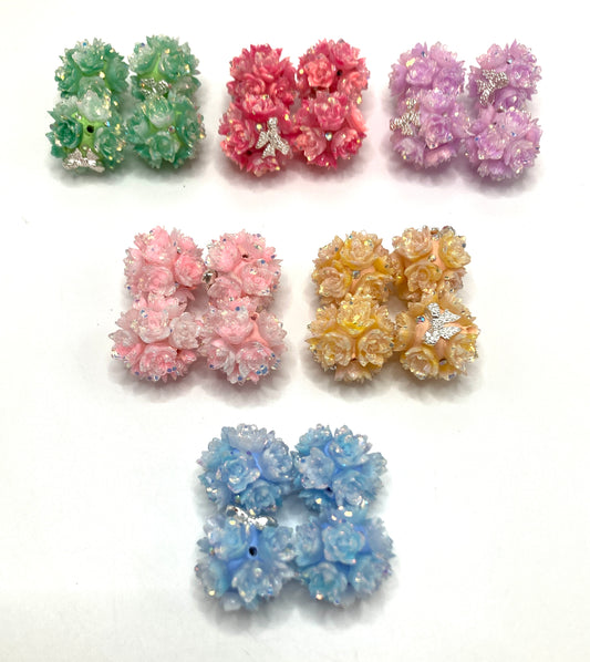 Variable-color flowers Light-changing flowers Flowers that change color when exposed to ultraviolet rays 22mm
