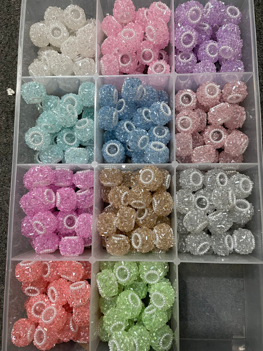 Fancy acrylic crystal beads