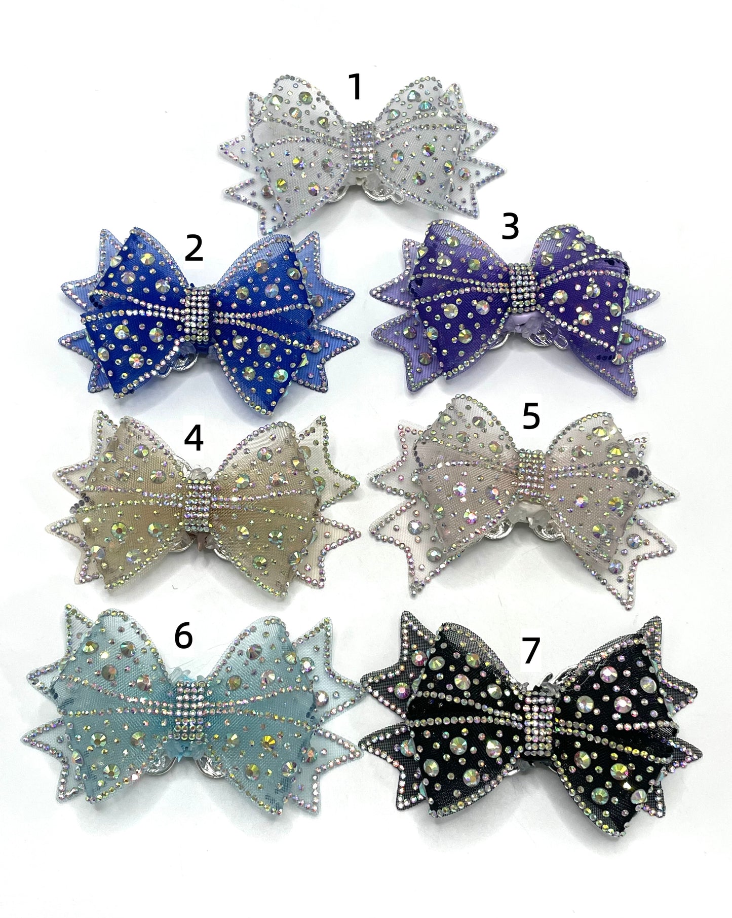 bow Clay beads Large bow Inlay Rhinestone Butterfly and Bow beads Weaving Random Mix