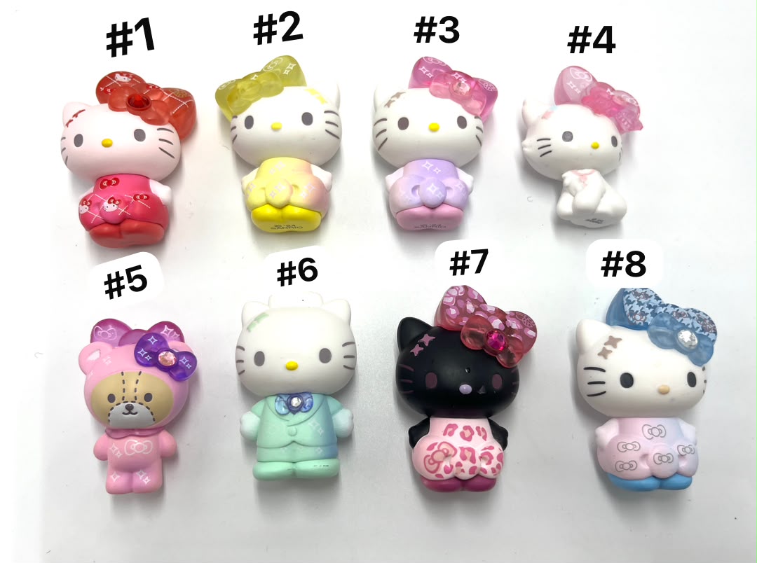Doll character figures topper for diy craft as pendant as charm as pen topper hello HK 50th anniversary