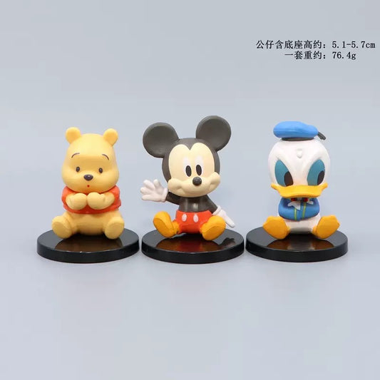 Topper cartoon duck mouse win bear