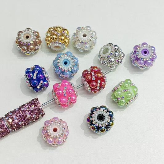 Pearl beads acrylic pearls fancy bead random mixed