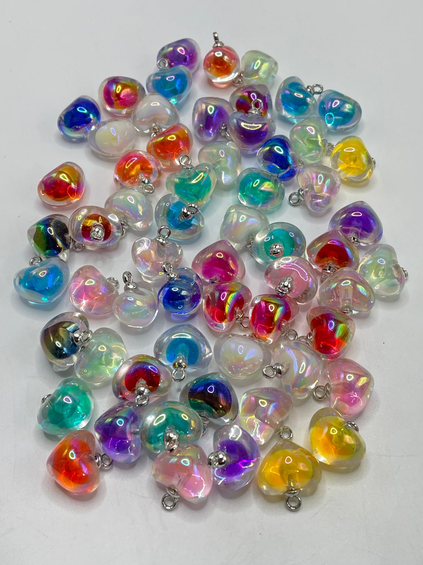 Double layer beads shiny beads acrylic bead pendant beads