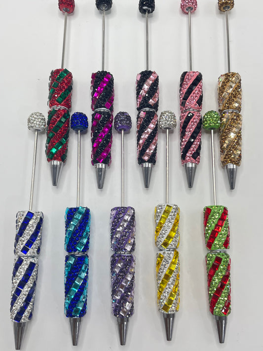 diy pen twist pen rhinestone pen with glass