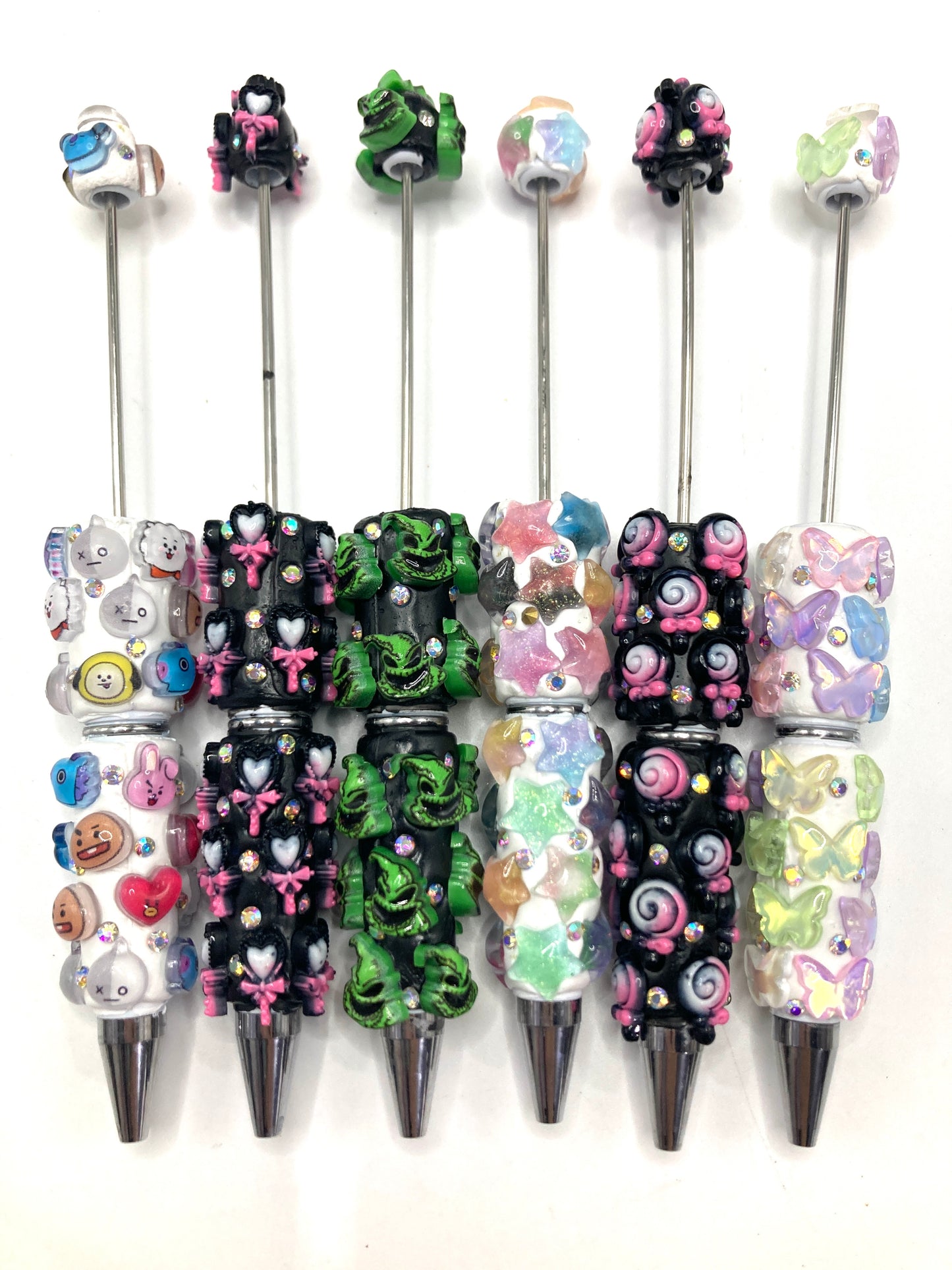 Clay DIY Bead Pencil Cartoon pen Anime characters Stars and moons Bows and lollipops Random Mix