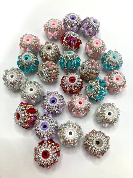 Fancy Beads Pumpkin beads UV bow-shaped beads Chain beads Random Mix