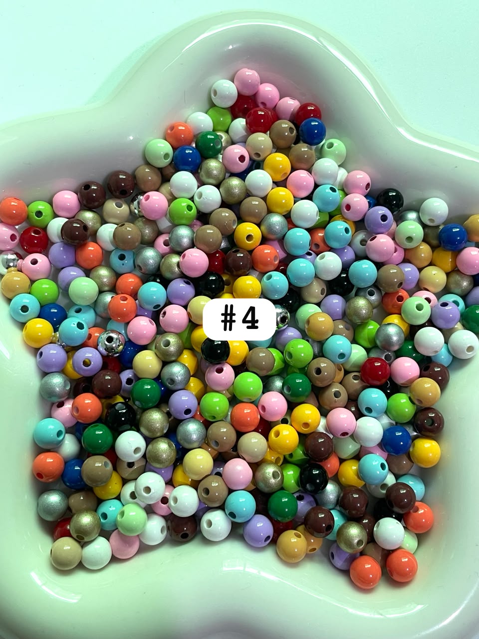 Acrylic beads Various styles and types of beads 7mm-10mm
