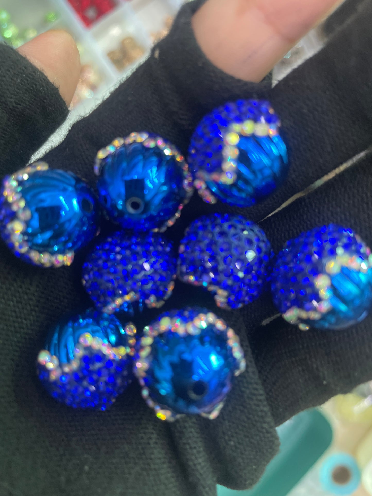 Acorn bead drip bead uv pumpkin drip beads