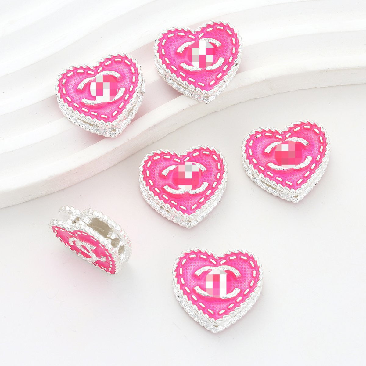 DIY beaded beadable design beads CC beads metallic CC fancy beads