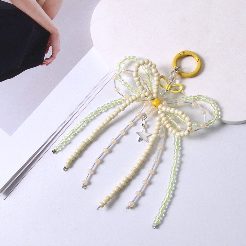 DIY key chain phone chain charm diy beads