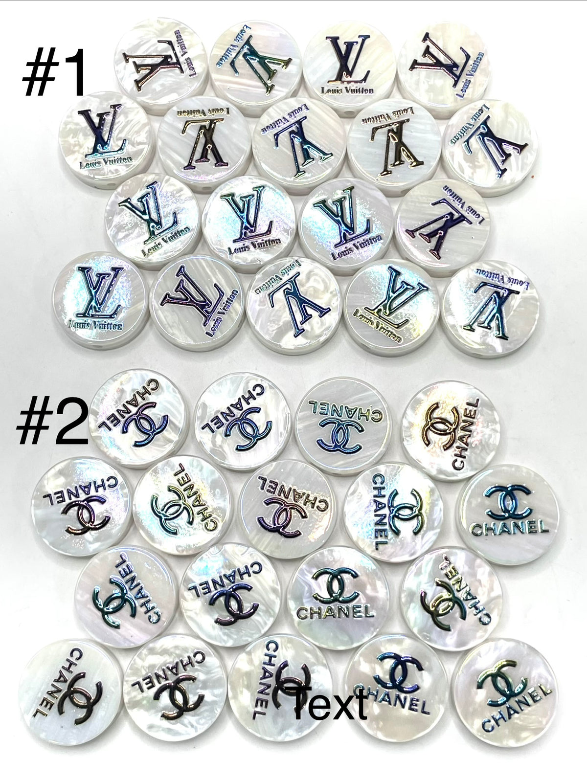 disgner beads acrylic beads