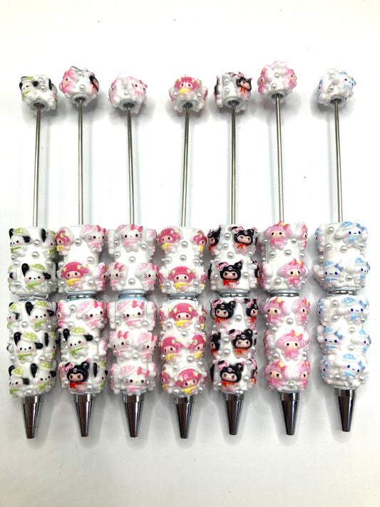 DIY Bead Pen Clay pen Sanrio Series Clay Bead Pencil Random Mix