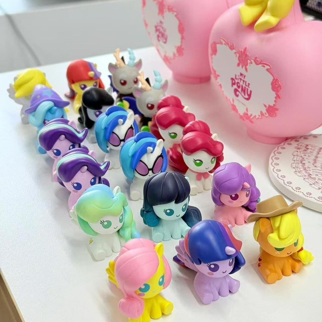 diy pen blind box my little pony diy bead diy charm character topper doll figure