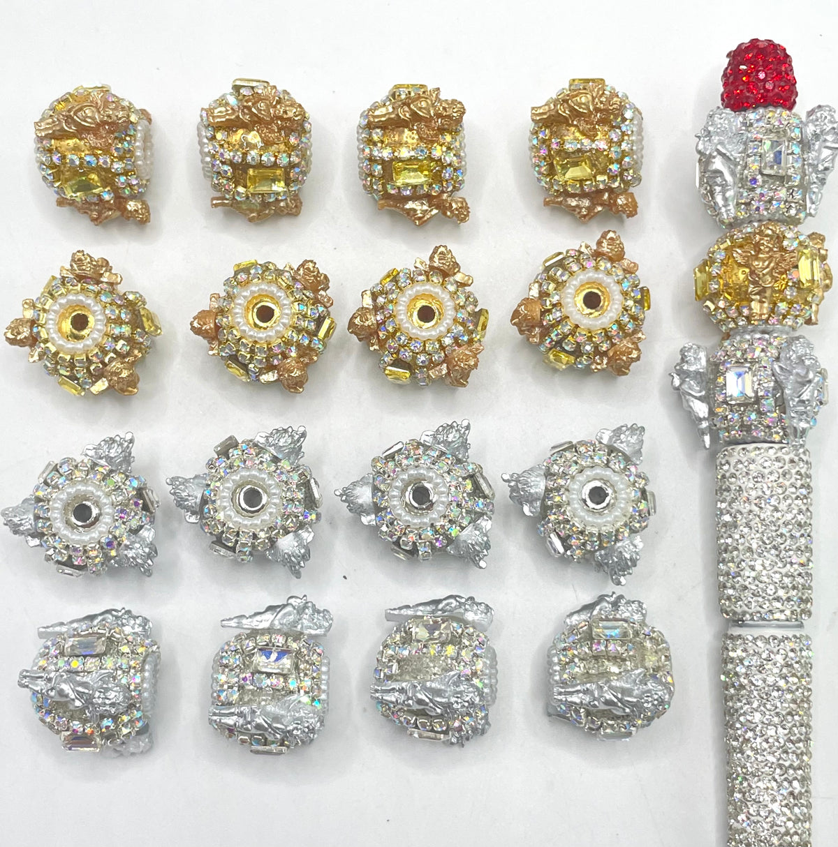 angel fancy beads chrismas beads