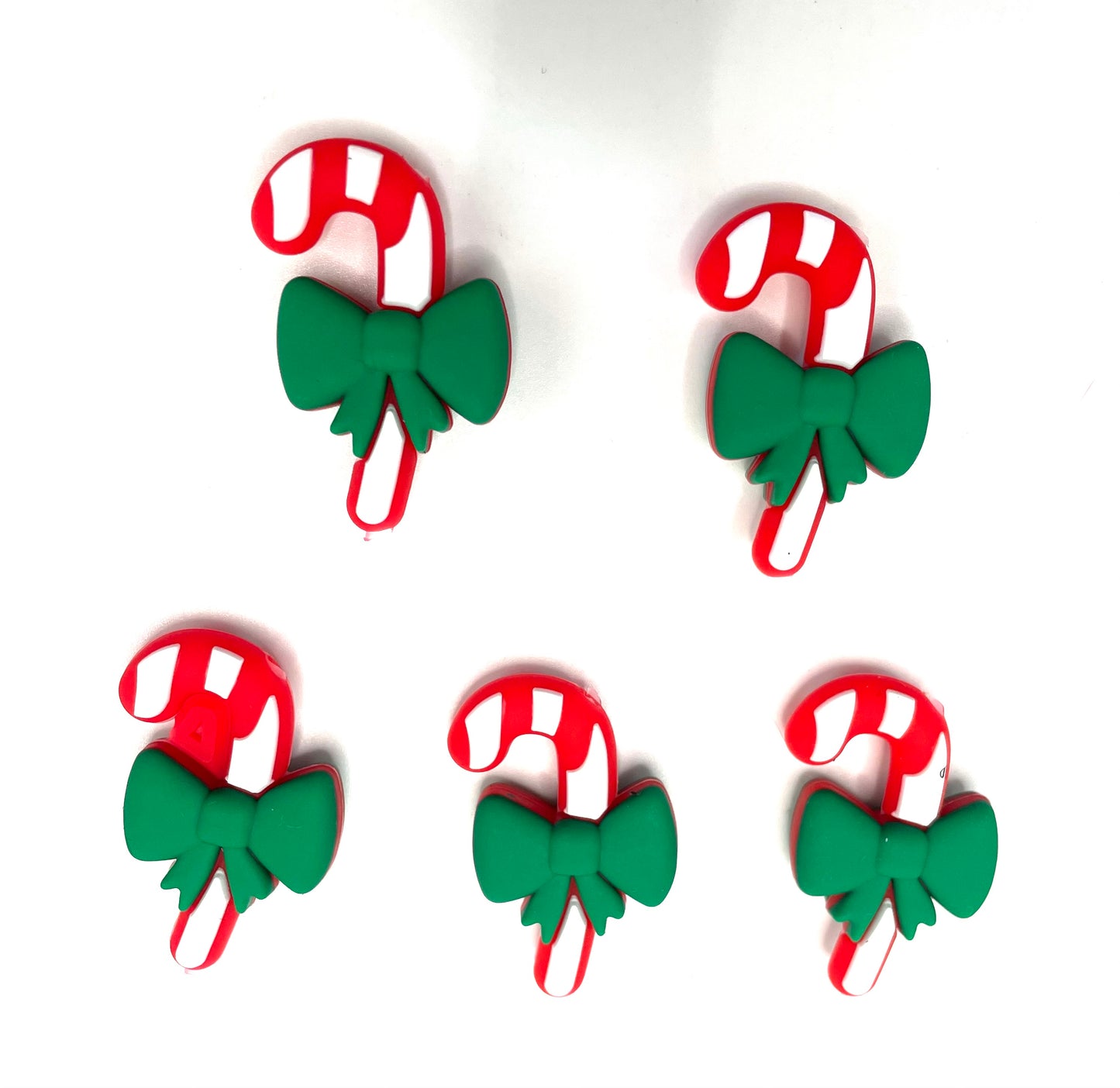 Silicone focal beads beaded beaded focal for Christmas gingerbread candy cane