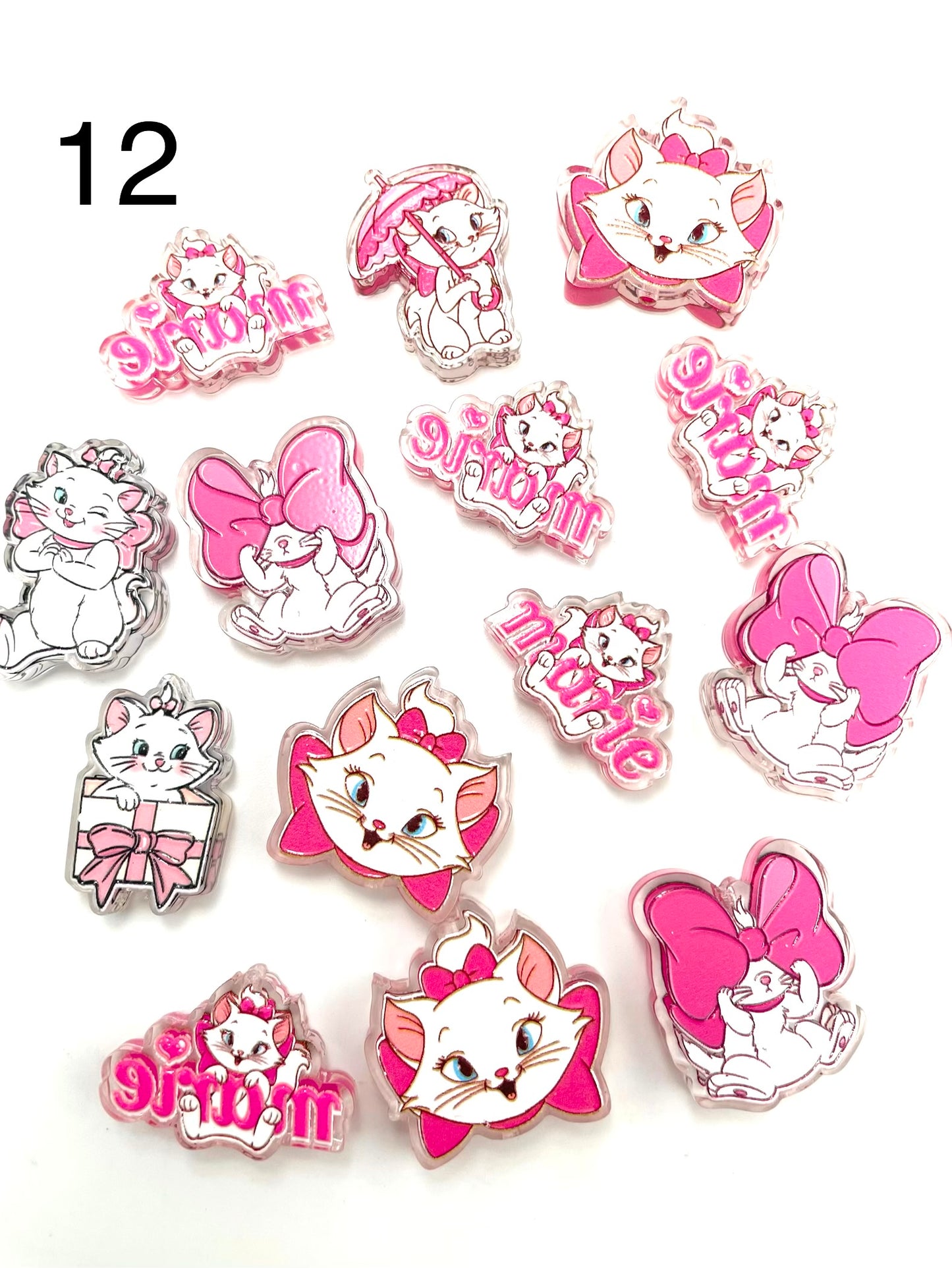 diy beaded beadable arylic characters figures beads and charms,please noted that all are random mix of each style