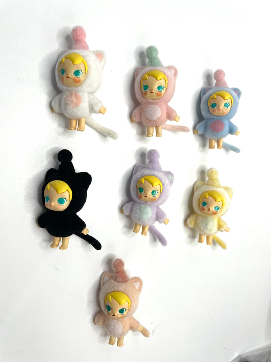 Pen topper pop mart fuzzy Molly figure character diy charm