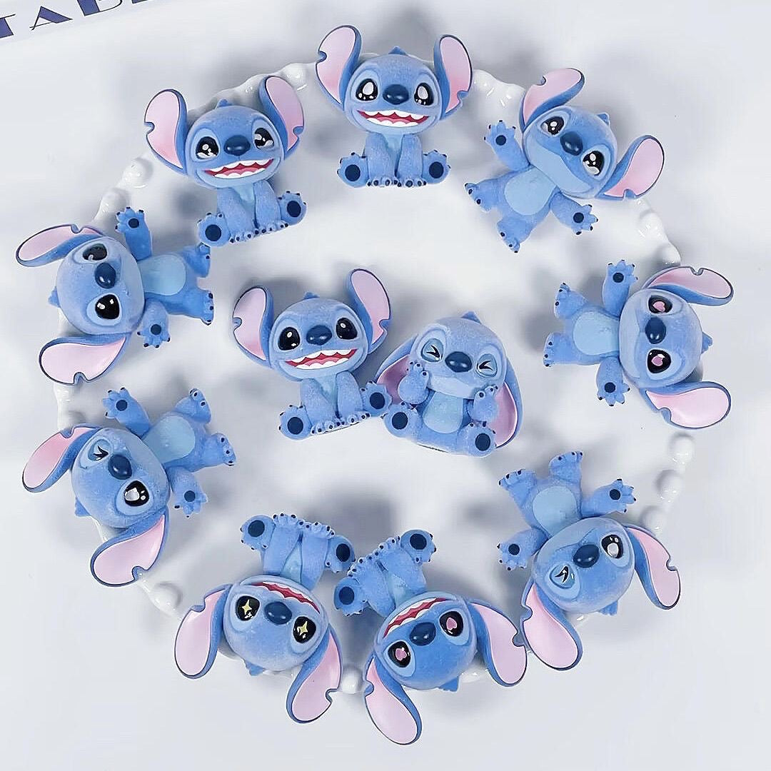 mini fuzzy flocked stit blind bag topper pen topper character