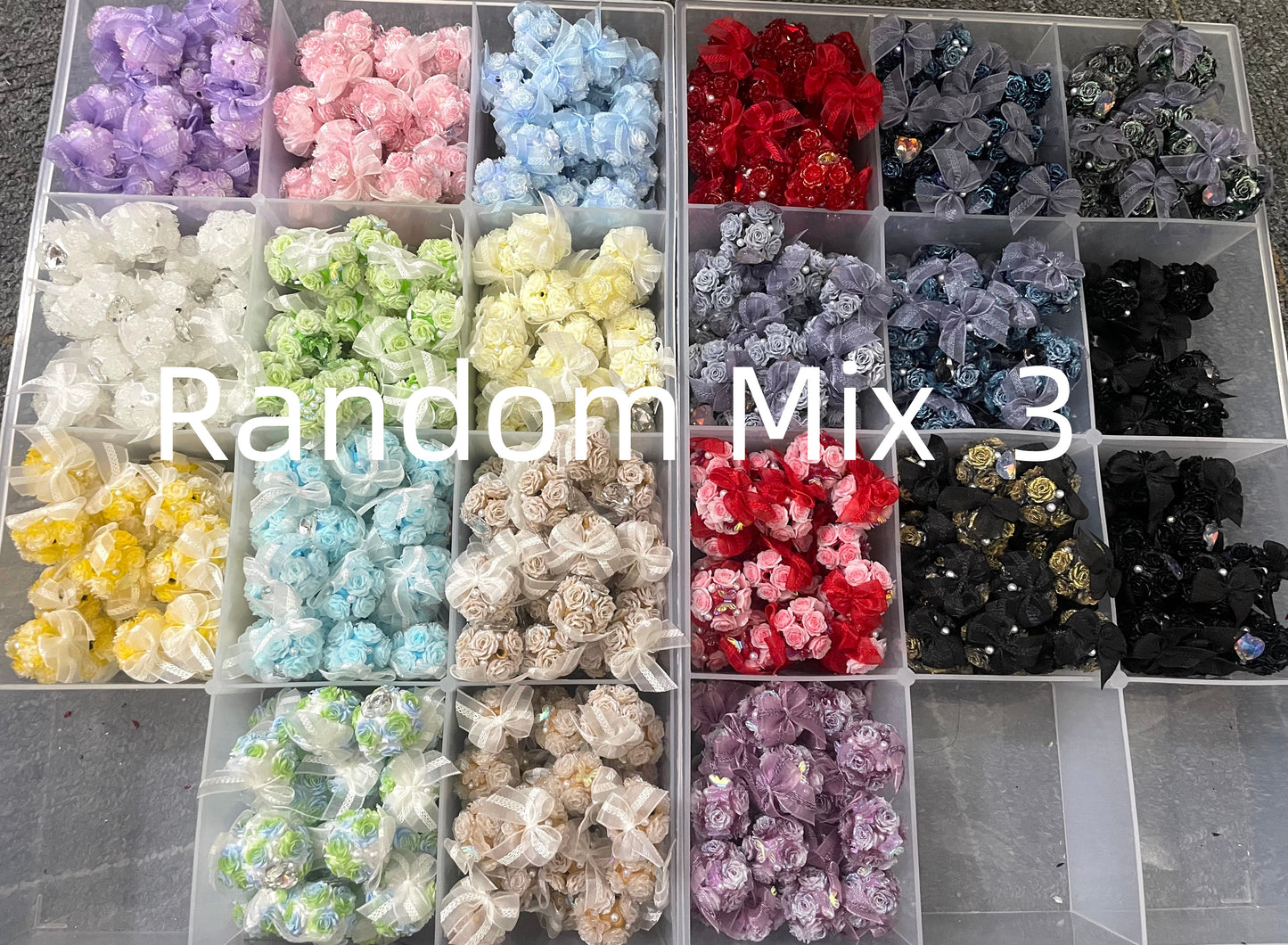 Rose bead Flower bead Beaded bow Heart Rhinestone Flowerbead bow flower bead ,flower bow bead