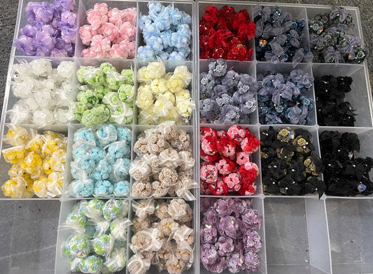 Rose bead Flower bead Beaded bow Heart Rhinestone Flowerbead bow flower bead ,flower bow bead