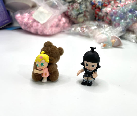 pop mart Molly pen toppercharacter figure diy topper diy charm withou hole