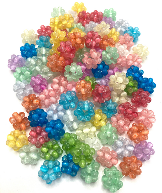 beaded beadable knit Weaving beads Weaving sequins for DIY beaded jewelry Random Mix