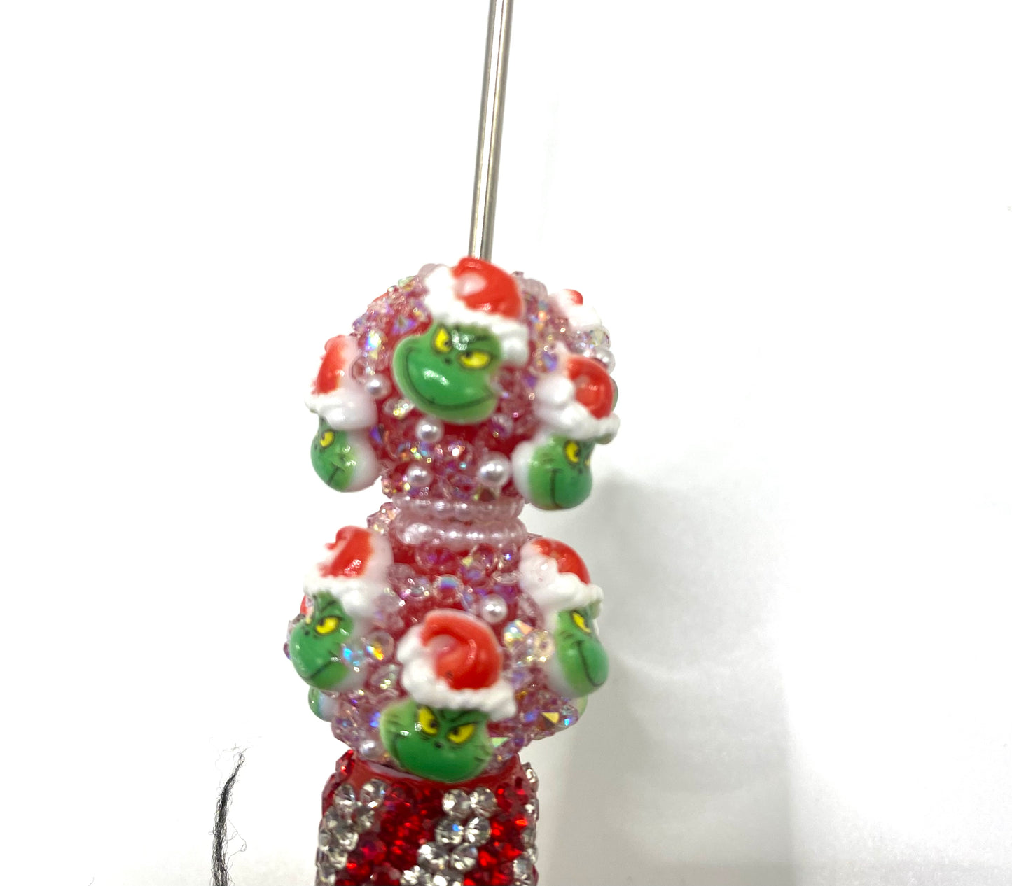 grinch bead Xmas bead Christmas bead fancy bead