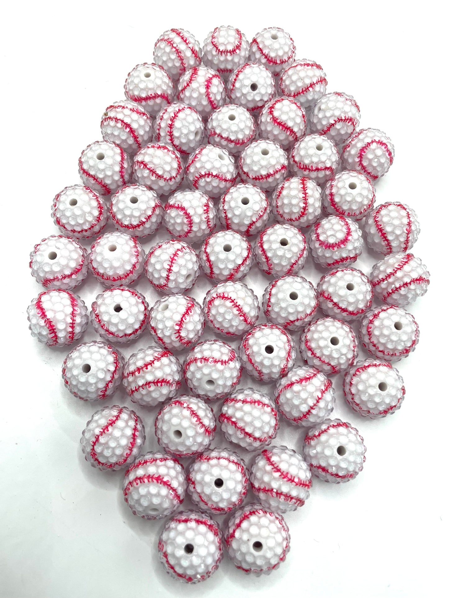 Acrylic bead rhinestone The ball Ball bead 20mm Random Mix