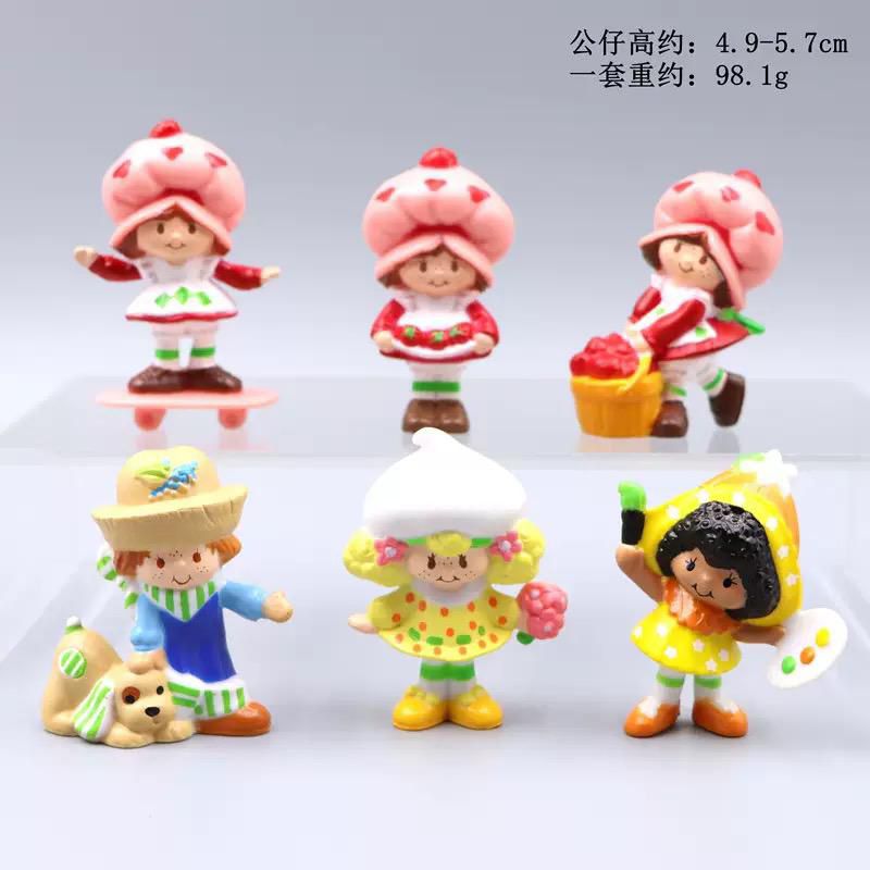 DIY pen topper figure doll strawberry girl