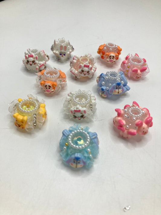 Cartoon characters Acrylic beads Animated character Pearl acrylic beaded necklace Random Mix