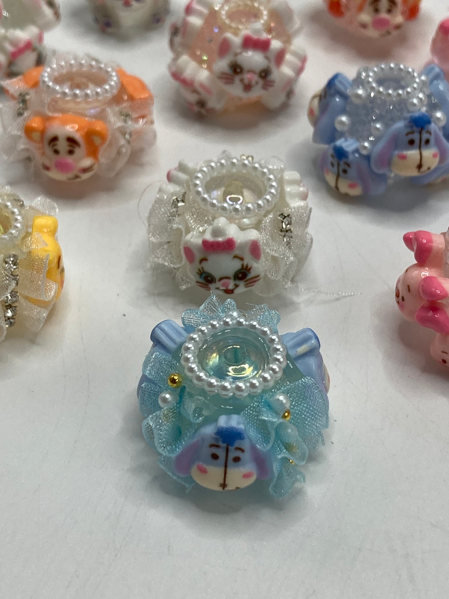 Cartoon characters Acrylic beads Animated character Pearl acrylic beaded necklace Random Mix