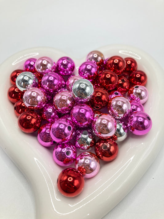 Acrylic UV beads Laser acrylic beads Random Mix 16mm