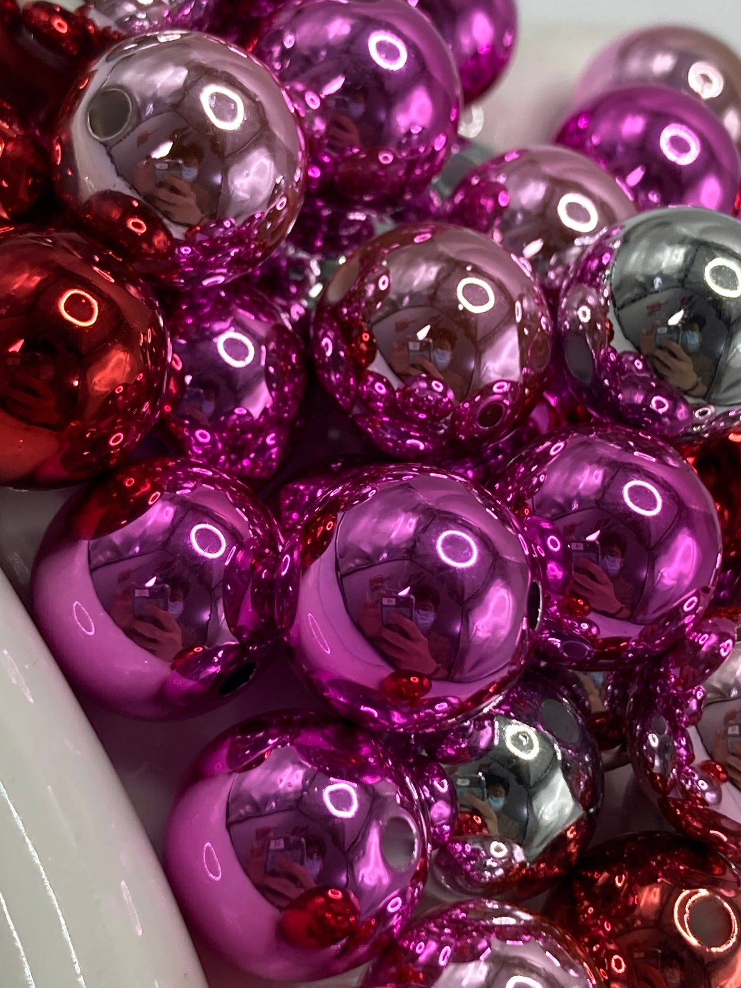Acrylic UV beads Laser acrylic beads Random Mix 16mm