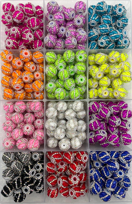 Fancy Beads Pumpkin lantern beads Rotating chain Rotating beads Random Mix