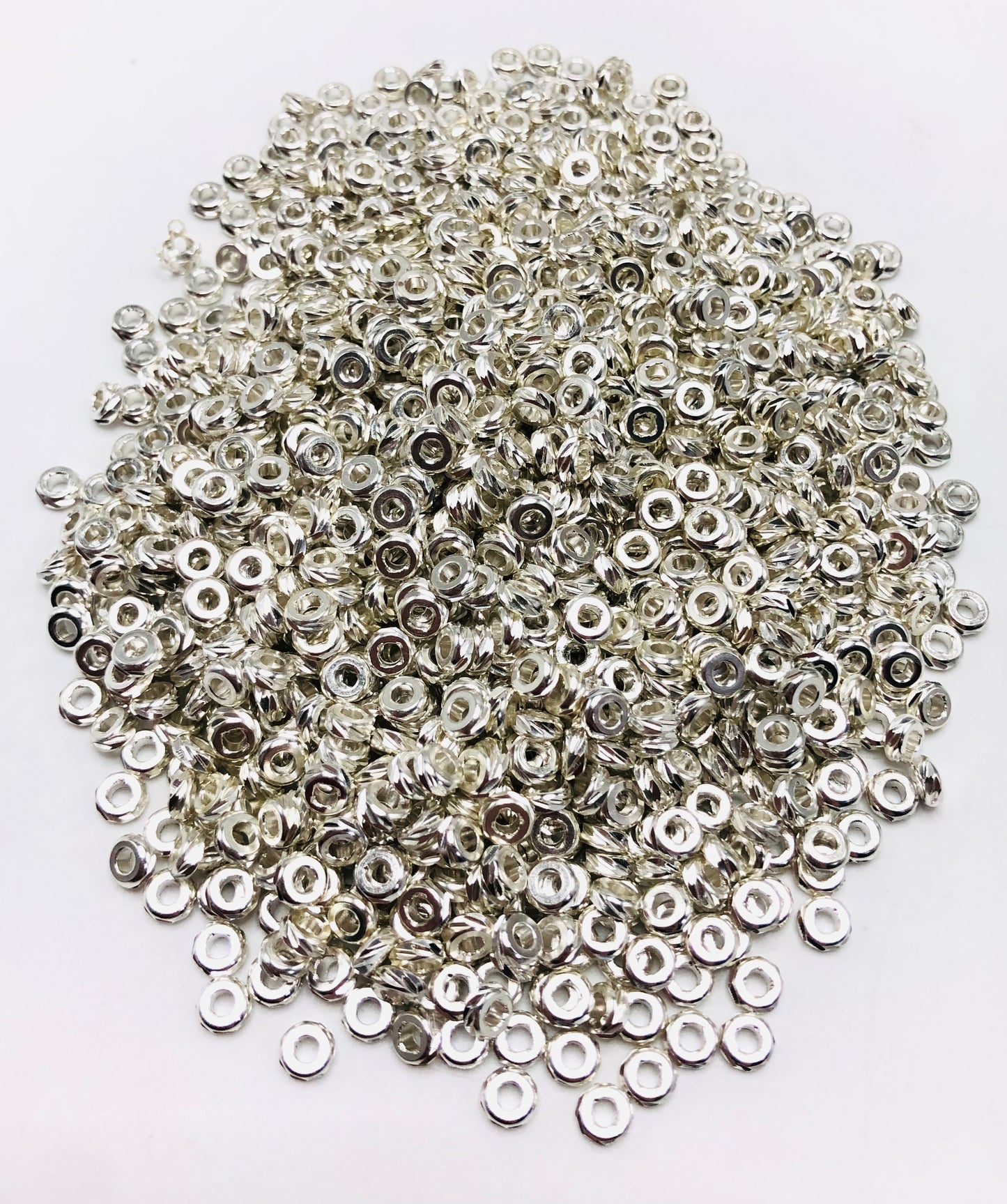 Metal gasket Space bead Alloy bead Lantern bead 5mm 6mm 7mm Random Mix