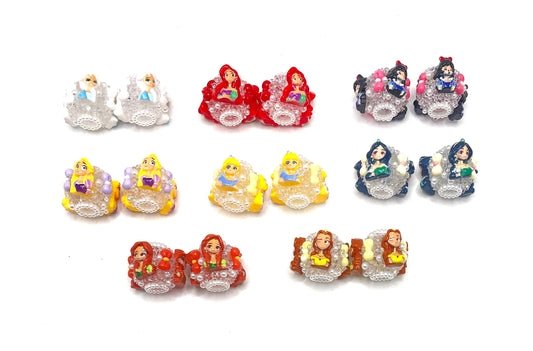 Princess bead Anime beads Disney Princesses Multicolored cartoon beads Random Mix 1