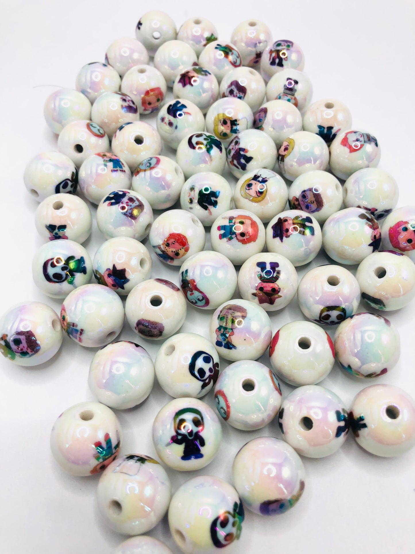 Acrylic bead Halloween series Anime beads Random Mix 16mm