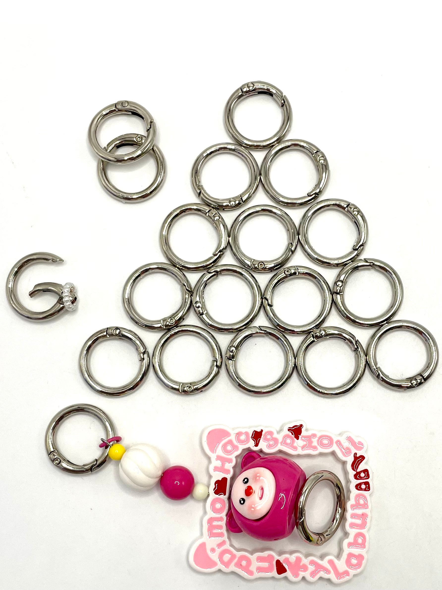 Metal keychain link circles,24mm – Wonder Life Mart