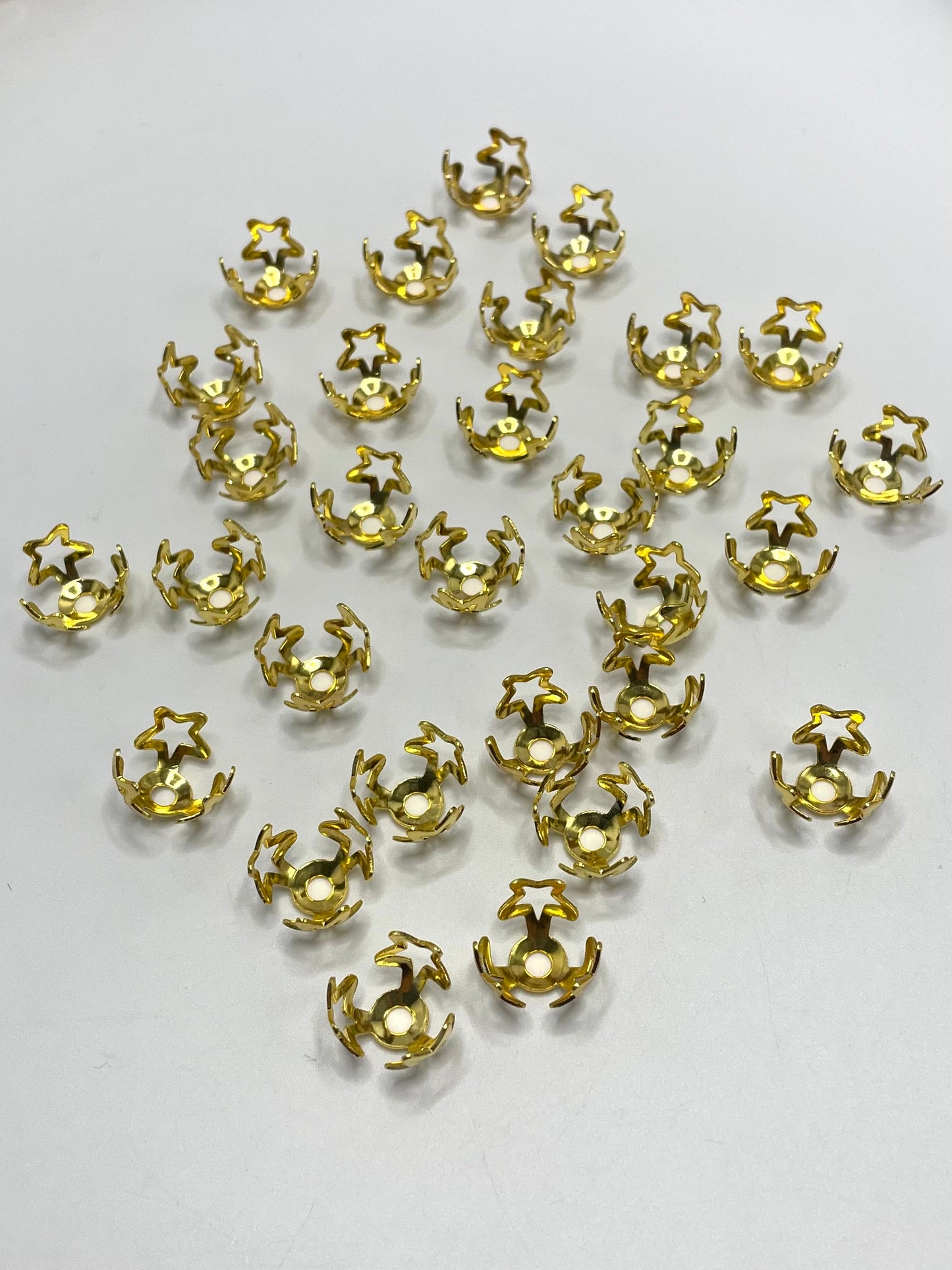 Bead Cap (Heart & star & butterfly )Shape Metal With Gold,Silver And Metal Color Heart Bead Spacer ,16mm