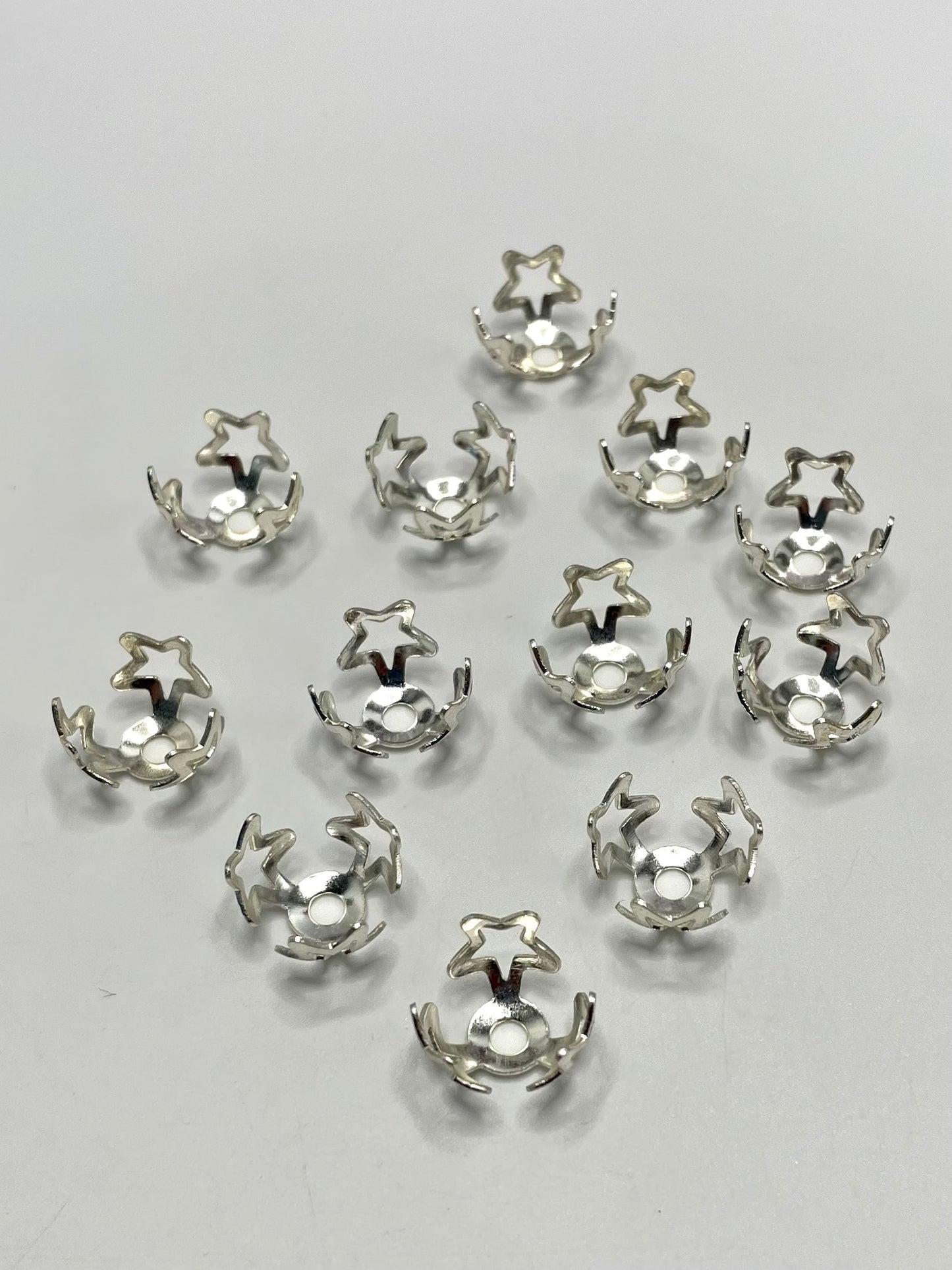 Bead Cap (Heart & star & butterfly )Shape Metal With Gold,Silver And Metal Color Heart Bead Spacer ,16mm