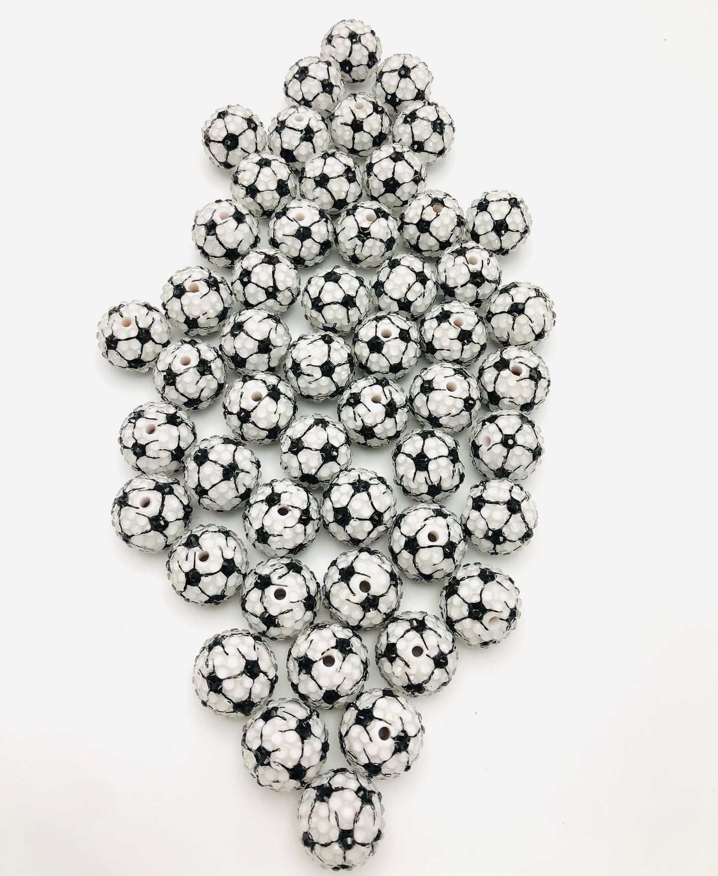 Acrylic bead rhinestone The ball Ball bead 20mm Random Mix