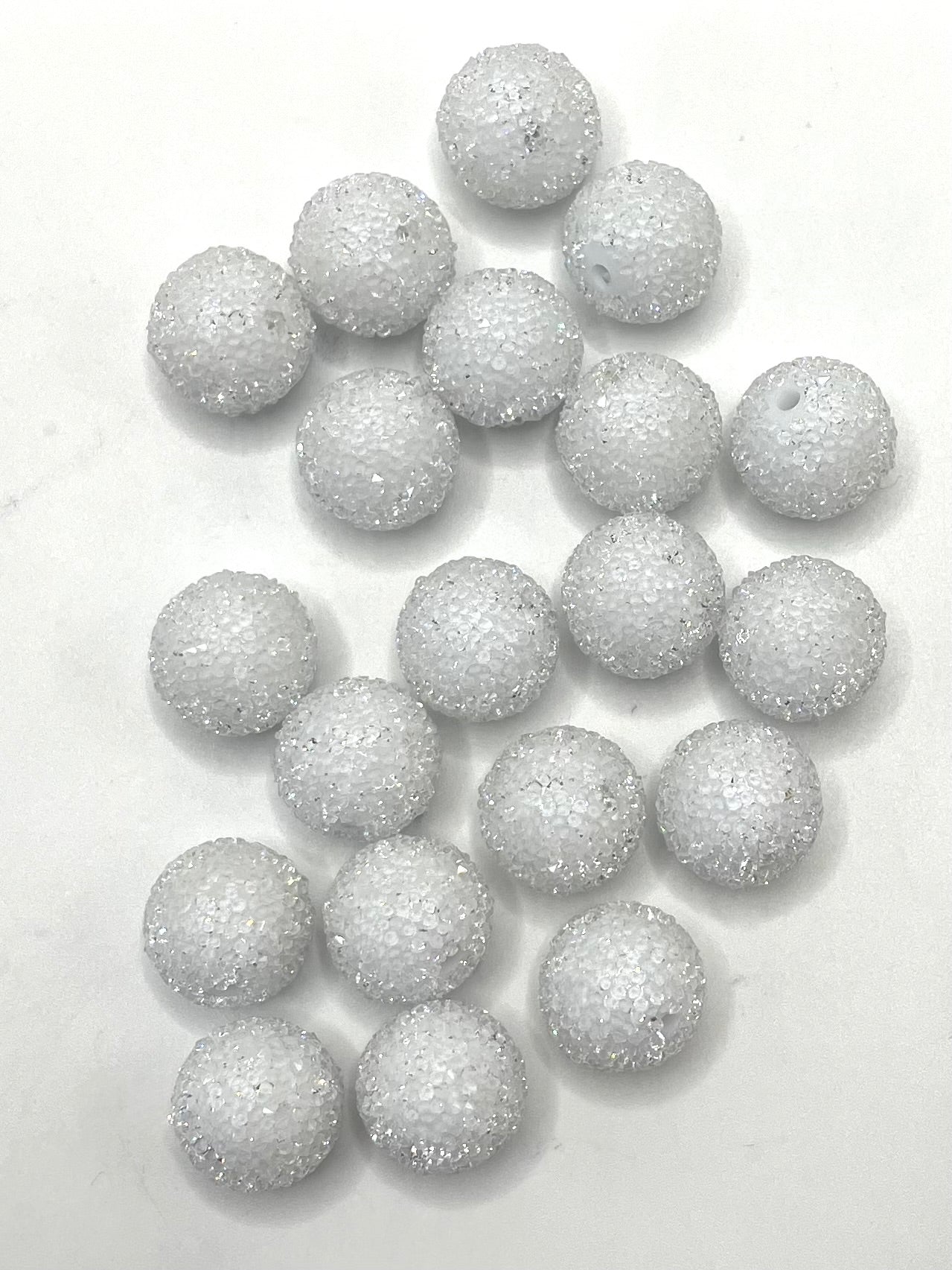 Sugar Bead Soild Round Acrylic Beads,Random Mix,16mm