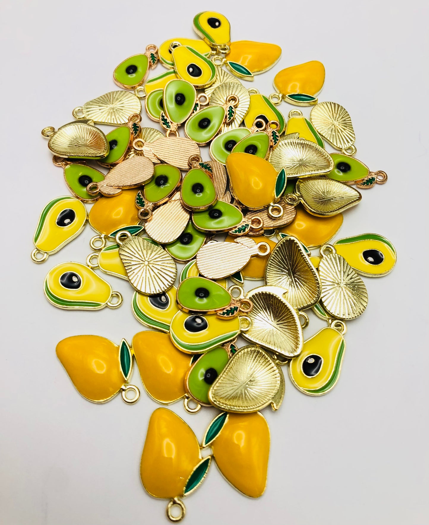 charm  for beaded pen beaded chain Fruit sheet metal Random Mix