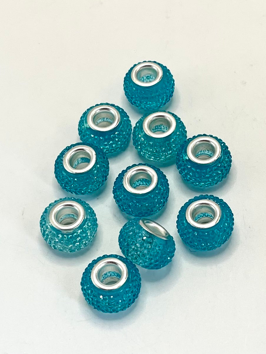 Wheel Clear Spacer Rhinestone Shape Acrylic Beads,Random Mix,14mm