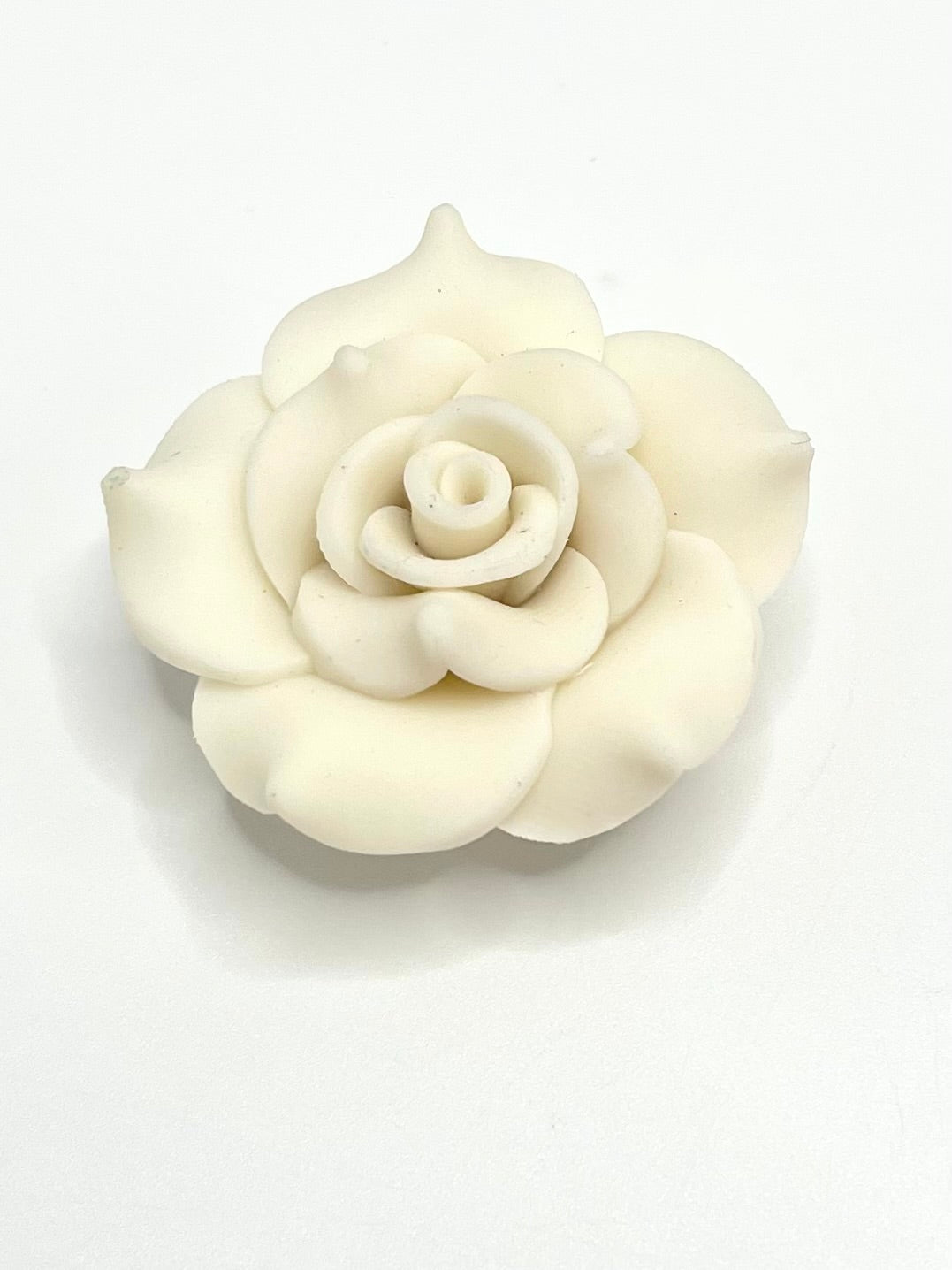 Soild Color Fancy Bead Polymer Soft Clay Rose Flower Beads Series,40mm