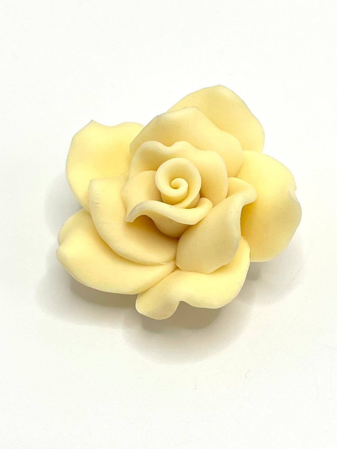 Soild Color Fancy Bead Polymer Soft Clay Rose Flower Beads Series,40mm